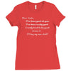 dear santa i'll buy my own stuff Ladies Fitted T-Shirt