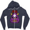 happy birthday monster Zipper Hoodie