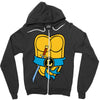 Turtles Leonardo Armor Zipper Hoodie