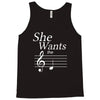 she wants the d black Tank Top