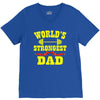 strongest dad V-Neck Tee