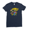 assemble! (yellow outline) Ladies Fitted T-Shirt