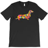 dachshund flower 2 T-Shirt