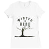 Winter (f77) Ladies Fitted T-Shirt