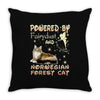 norwegian forest cat Throw Pillow