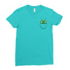 Mooncake Pocket Ladies Fitted T-Shirt