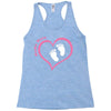 Baby Girl with Heart Any Name Customized Racerback Tank
