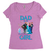 dad of the birthday girl Women's Triblend Scoop T-shirt