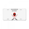 deadpoll License Plate