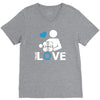 portal true love   aperture lab video gamer teleport online pc goal te V-Neck Tee