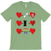 ls lesbian full heart T-Shirt