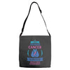 I am a Thyroid Cancer Survivor - What's Your Superpower? Adjustable Strap Totes