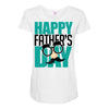 happy father&rsquo;s day 3 Maternity Scoop Neck T-shirt