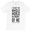 official t shirt red sleeping with sirens whole world lyrics all sizes T-Shirt