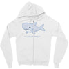 it's shark week y'all Zipper Hoodie