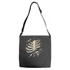 torn rib cage Adjustable Strap Totes