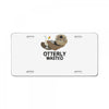 otterly wasted drinking License Plate