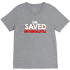 i'm saved but i cuss a little V-Neck Tee