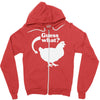chicken butt Zipper Hoodie