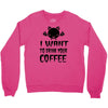 coffee drinkers Crewneck Sweatshirt