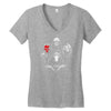 bohemian dark side Women's V-Neck T-Shirt