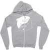 yin yang shark Zipper Hoodie
