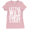 let the wild rumpus Ladies Fitted T-Shirt