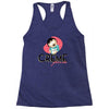 creme fraiche Racerback Tank