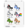 unicorn funny iPad 3 and 4 Case