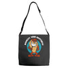 magnify your happiness Adjustable Strap Totes