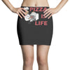 pizza is love pizza is life Mini Skirts