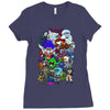 i ain't afraid of no ghosts Ladies Fitted T-Shirt