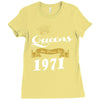 queens are born in 1971 Ladies Fitted T-Shirt