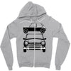classic mini, ideal birthday gift or birthday present Zipper Hoodie