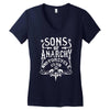 sons of anarchy soa motorcycle club tv show Women's V-Neck T-Shirt