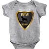 protected by boxer security Baby Bodysuit
