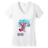 breaking bear Women's V-Neck T-Shirt