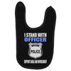 i stand with officer Baby Bibs