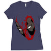 deadpool Ladies Fitted T-Shirt