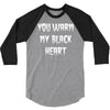 you warm my black 3/4 Sleeve Shirt