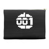 paradroid retro commodore 64 8 bit gamer Accessory Pouches
