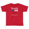 trump 2016 election make america great again Toddler T-shirt