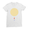 minimal solar system Ladies Fitted T-Shirt