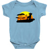 Mufasa and Simba Lion King Baby Bodysuit