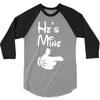 he's mine she's mine 3/4 Sleeve Shirt