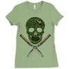 skull grass Ladies Fitted T-Shirt