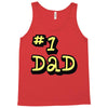 new dad number one 1 dad Tank Top