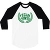 Vegan Power 3/4 Sleeve Shirt