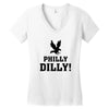 Philly Dilly Women's V-Neck T-Shirt