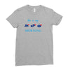 this is my morning Ladies Fitted T-Shirt